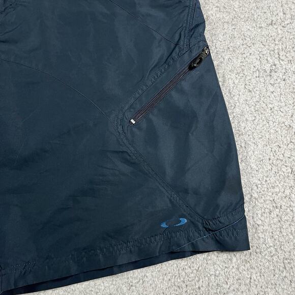 Oakley Cargo Shorts Mens 38 Blue Software Y2K VTG Grunge Pockets Tactical MTB - Picture 11 of 16